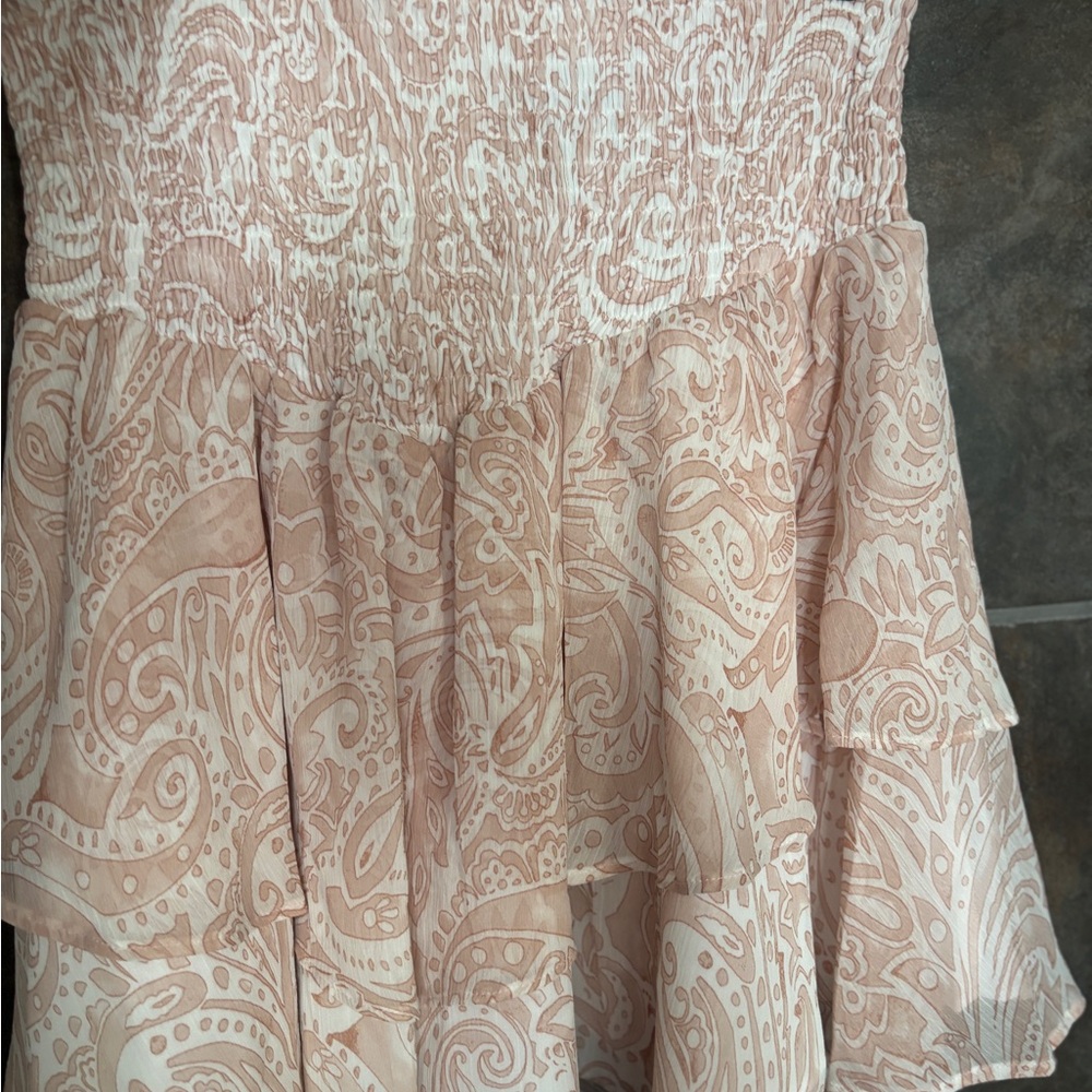 Express Paisley Ruffle Skirt - Picture 2 of 4